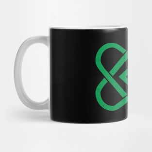 Vintage Celtic Knot Heart - St Patricks Mug